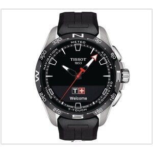 Tissot T-Touch Connect Solar Black Dial Titanium Watch T121.420.47.051.00